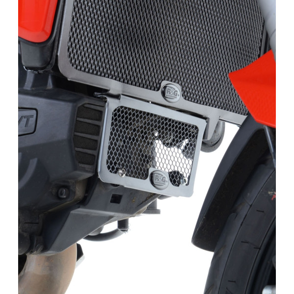 R&G Front Cylinder Head Guard for the Ducati Multistrada 1200/S '15-,  Multistrada 1200 Enduro '16-  and Multistrada 1260 '18- models.